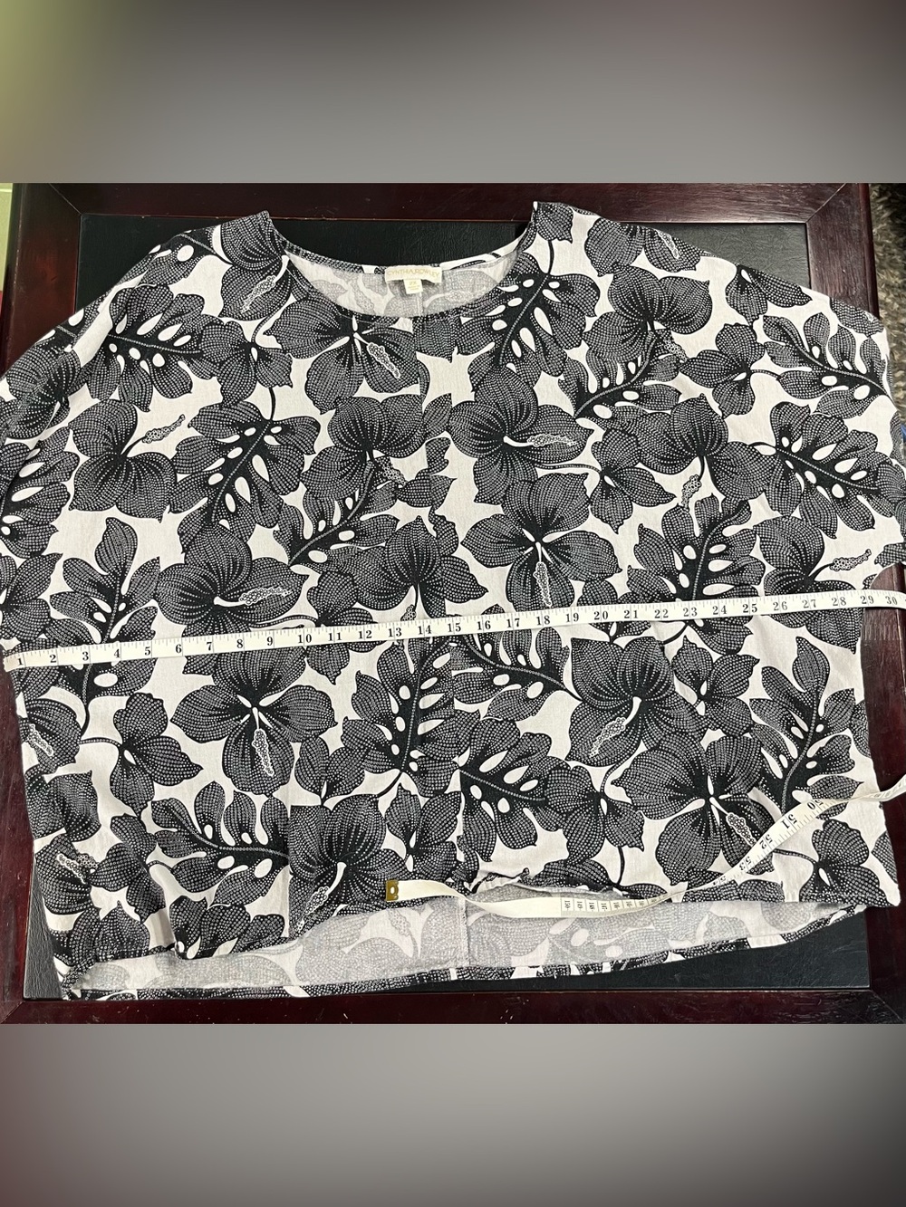 Cynthia Rowley linen blend top size 2X - Picture 7 of 8